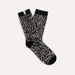 Women's Cozy Chenille Sock - BLACK / GREY