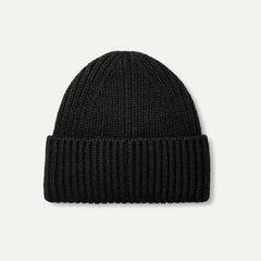 Men's Chunky Rib Beanie - BLACK