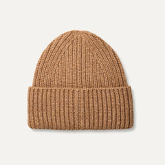 Men's Chunky Rib Beanie - CAMEL