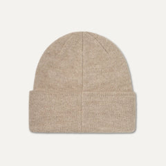 Women's Fuzzy UGG Logo Beanie - CREAM