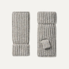 Women's Chunky Rib Fingerless Glove - COBBLE