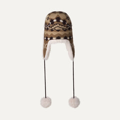 Women's Braylee UGGIsle Flap Hat - COFFEE GROUNDS HEATHER