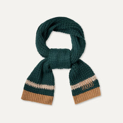 Men's Waffle Stripe Scarf - SALTWATER MULTI