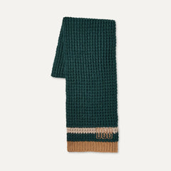 Men's Waffle Stripe Scarf - SALTWATER MULTI