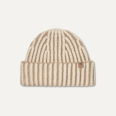 Women's Chunky Rib Micro Beanie - CREAM MULTI
