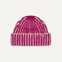 Women's Chunky Rib Micro Beanie - VELVET RIBBON MULTI