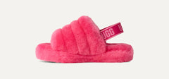 Kids' Fluff Yeah Slide - DEEP CORAL / SACHET PINK