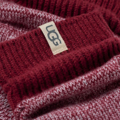 Women's Rib Knit Slouchy Quarter - COFFEE BERRY