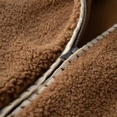 Women's Nikia Crochet UGGfluff Jacket - CHESTNUT