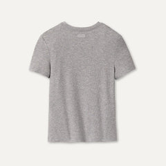 Women's Miriam Baby Tee Rib - GREY HEATHER