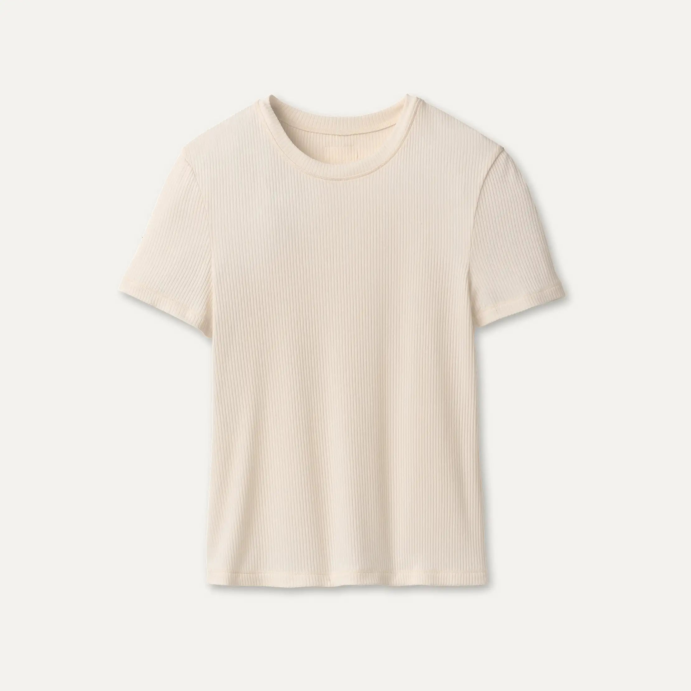 Women's Miriam Baby Tee Rib - NIMBUS