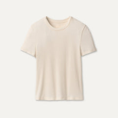 Women's Miriam Baby Tee Rib - NIMBUS