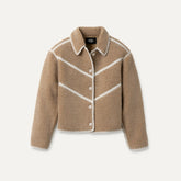 Ellison UGGfluff Shell Jacket - SAND HEATHER