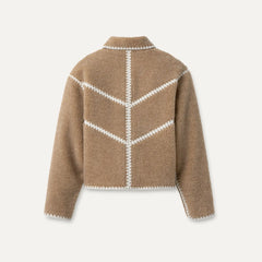 Ellison UGGfluff Shell Jacket - SAND HEATHER