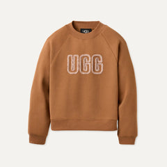 Women's UGG Logo Crewneck - CHESTNUT