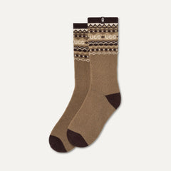 Men's Keavy Cozy Crew - UGGISLE COFFEE GROUNDS MULTI