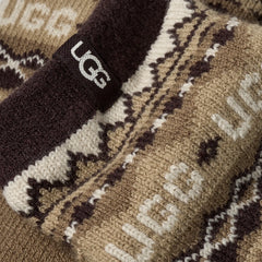 Men's Keavy Cozy Crew - UGGISLE COFFEE GROUNDS MULTI