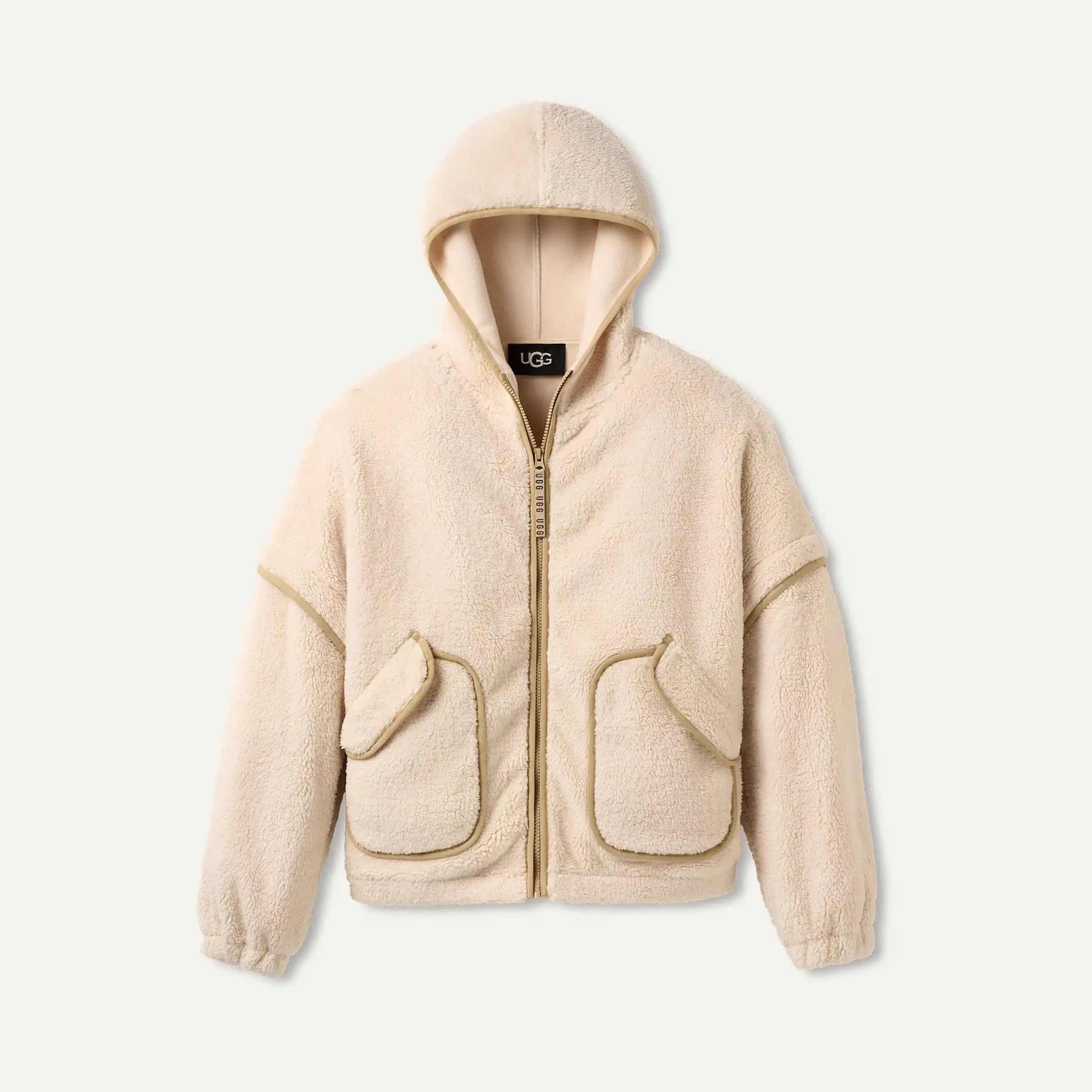Women's Mariella UGGfluff Zip Hoodie - CREAM