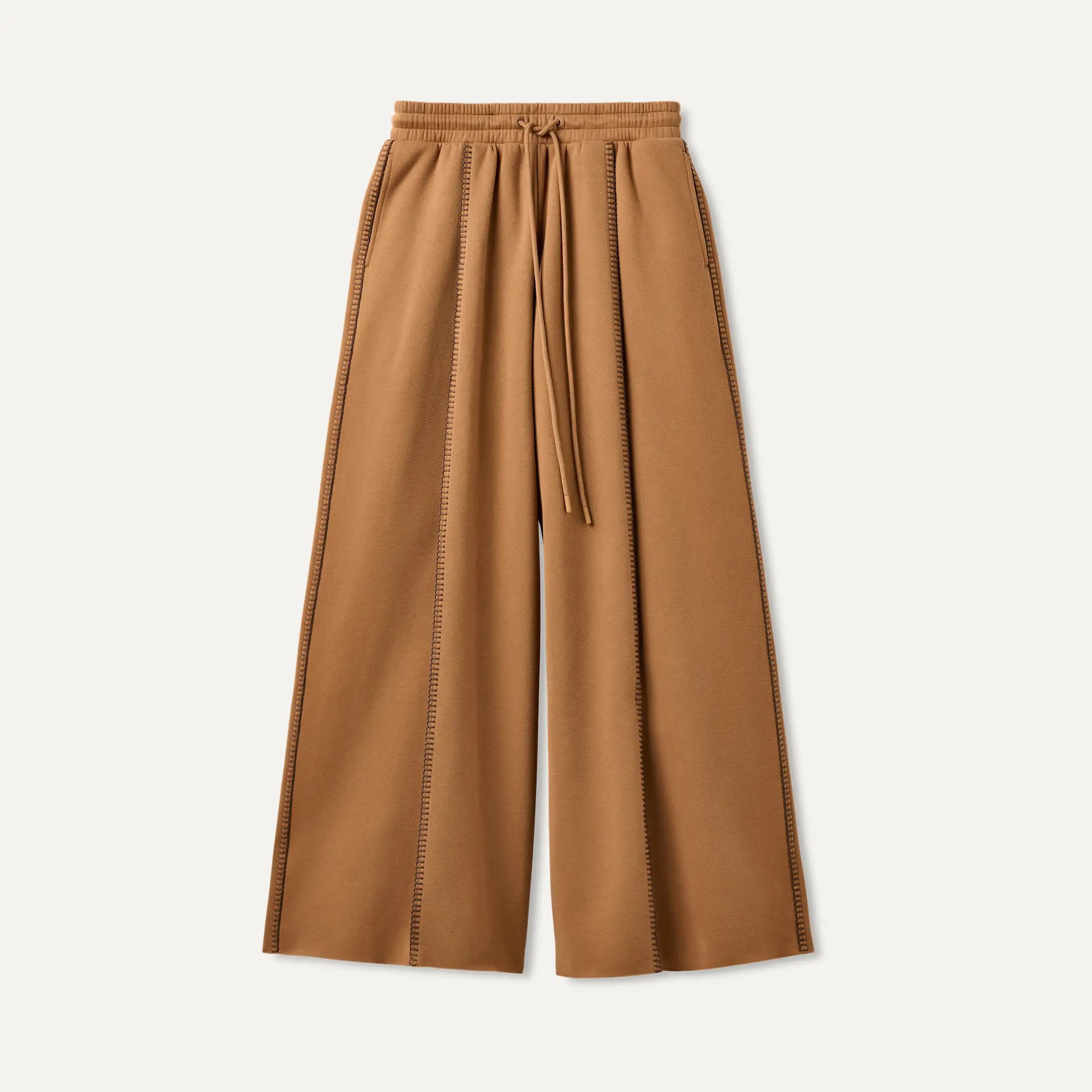 Women's Classic Wide Leg Pant - CHESTNUT