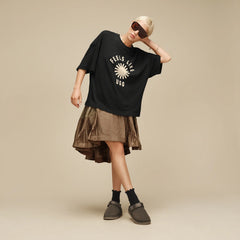 All Gender Feels Like UGG Tee - INK / CREAM