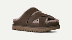 Women's Greenport Cross Strap Slide - DENSE SMOKE