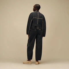 Women's Rina Button-Up Top - BLACK HEATHER