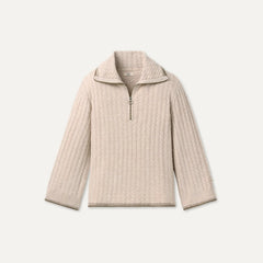 Women's Rylynn Quarter-Zip Sweater - OATMEAL HEATHER