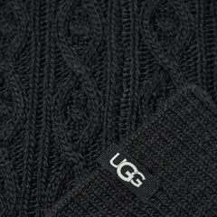 Women's Rensa Cable Knit Knee High - BLACK