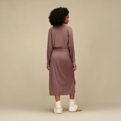 Women's Myra Rib Robe - ALLSPICE