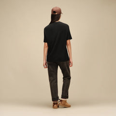 Women's Amarys Relaxed Rib Tee - BLACK
