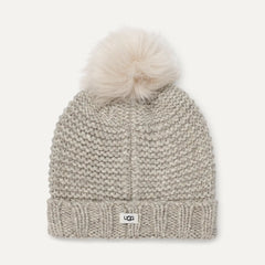 Toddlers / Big Kids' Knit Mitten & Hat Set - LIGHT GREY