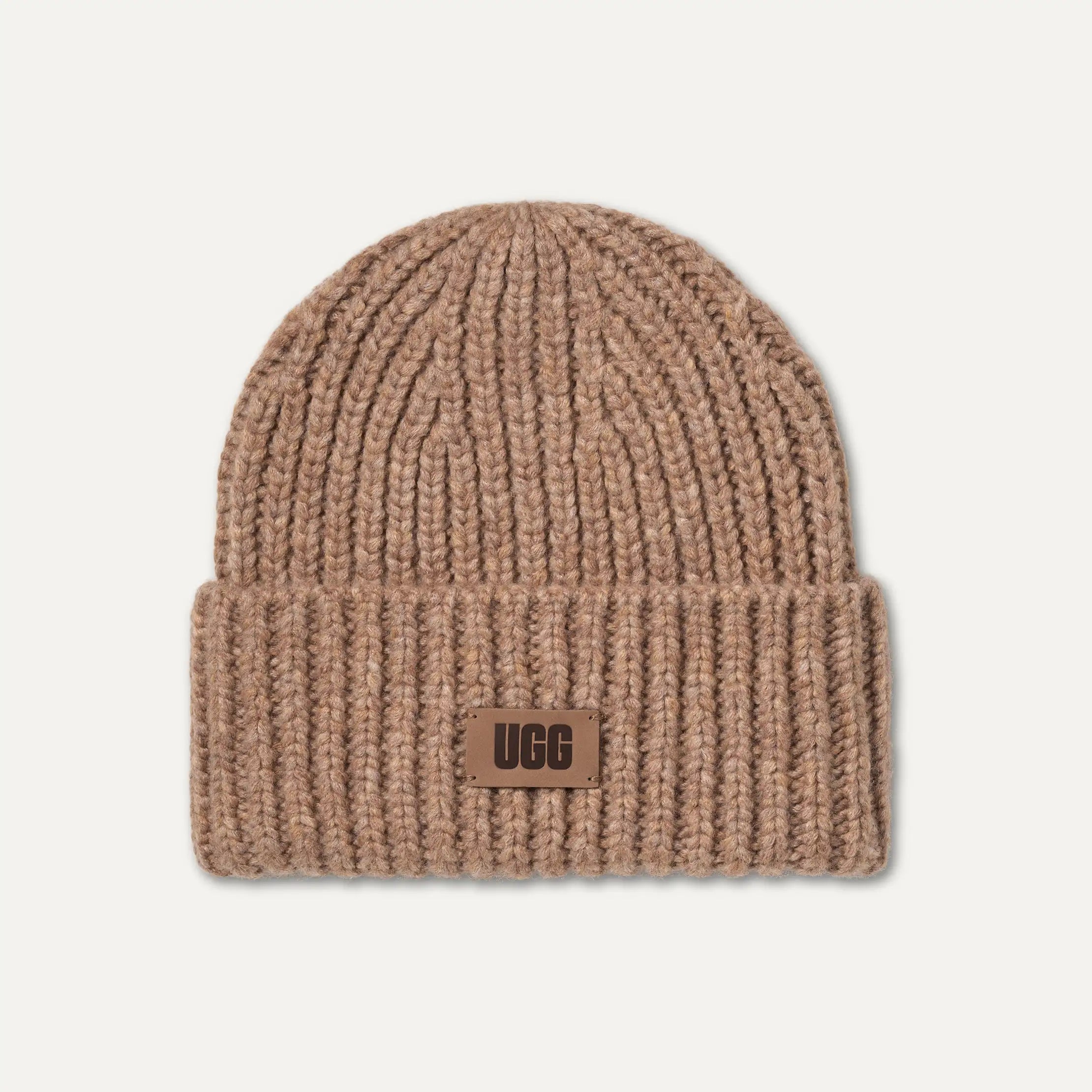 Kids' Chunky Rib Beanie - CAMEL