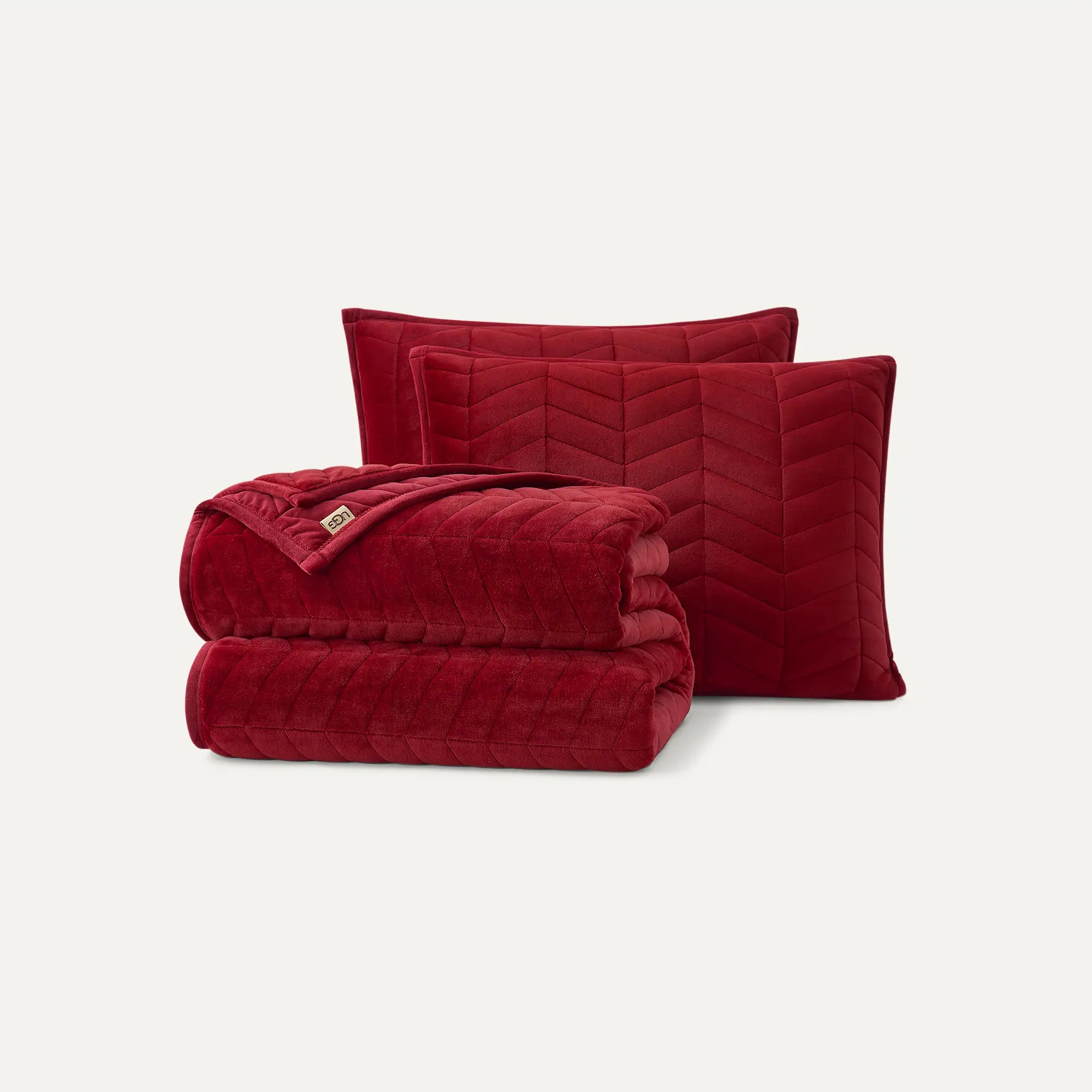 Home Coco Quilt Set F/Q - COFFEE BERRY