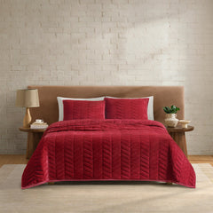 Home Coco Quilt Set King - COFFEE BERRY