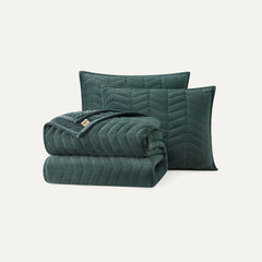 Home Coco Quilt Set King - DEEP NIGHT