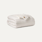 Home Devon Comforter Set Twin/TXL - BRIGHT WHITE TEXTURE STRIPE