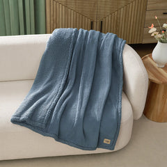 Home Cynthia Throw 50" x 70" - TAHOE BLUE