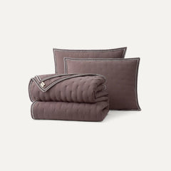 Home Devon UGGbraid Quilt Set T/TXL - BURNT CEDAR