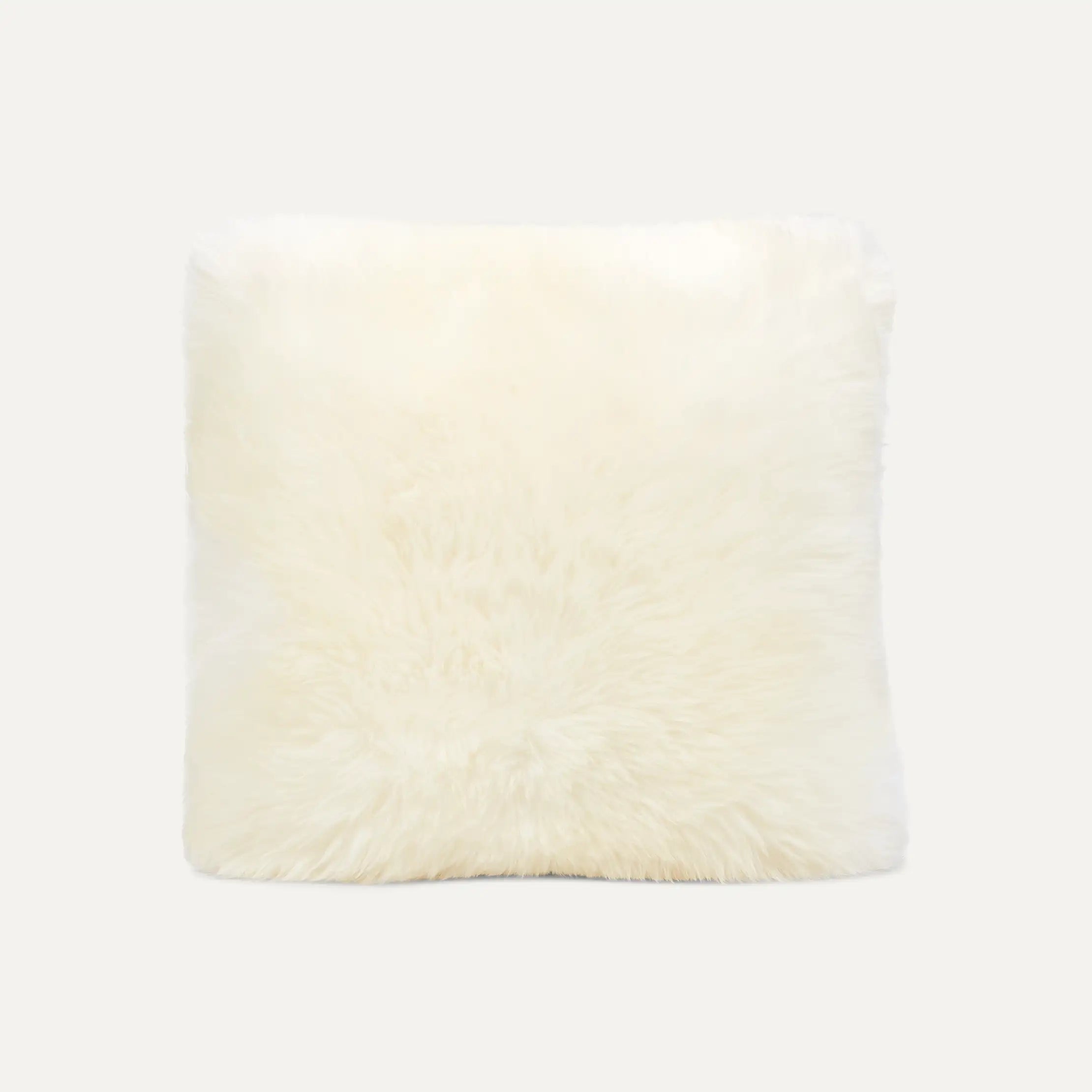 Home Sheepskin Pillow - NATURAL