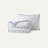 Home Botanic Quilt Set T/TXL - SNOW / LILAC HINT