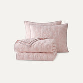 Home Botanic Quilt Set Queen - HIMALAYAN SALT / CAMEO ROSE