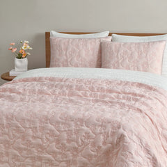 Home Botanic Quilt Set Queen - HIMALAYAN SALT / CAMEO ROSE