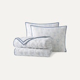 Home Botanic Quilt Set Queen - SNOW / LILAC HINT