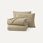Home Campo Comforter Set King - MUSTARD SEED