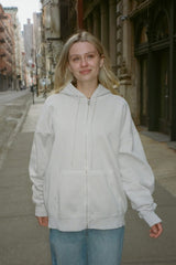 Heather White / Oversized Fit