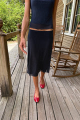 Sephira Polka Dots Midi Skirt