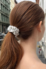White With Black Polka Dots