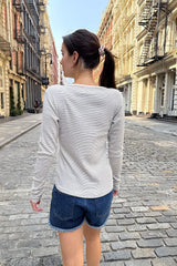 Leah Striped Top