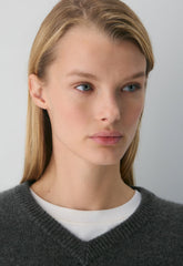 Essential Cashmere Context Sweater - HEATHER CHARCOAL
