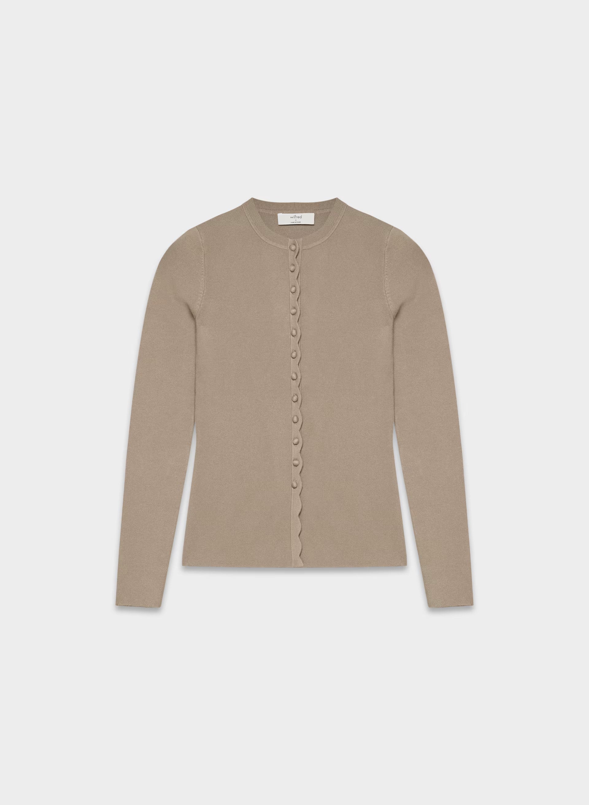 Shelly Cardigan - Wonder Yarn - NOMAD TAUPE